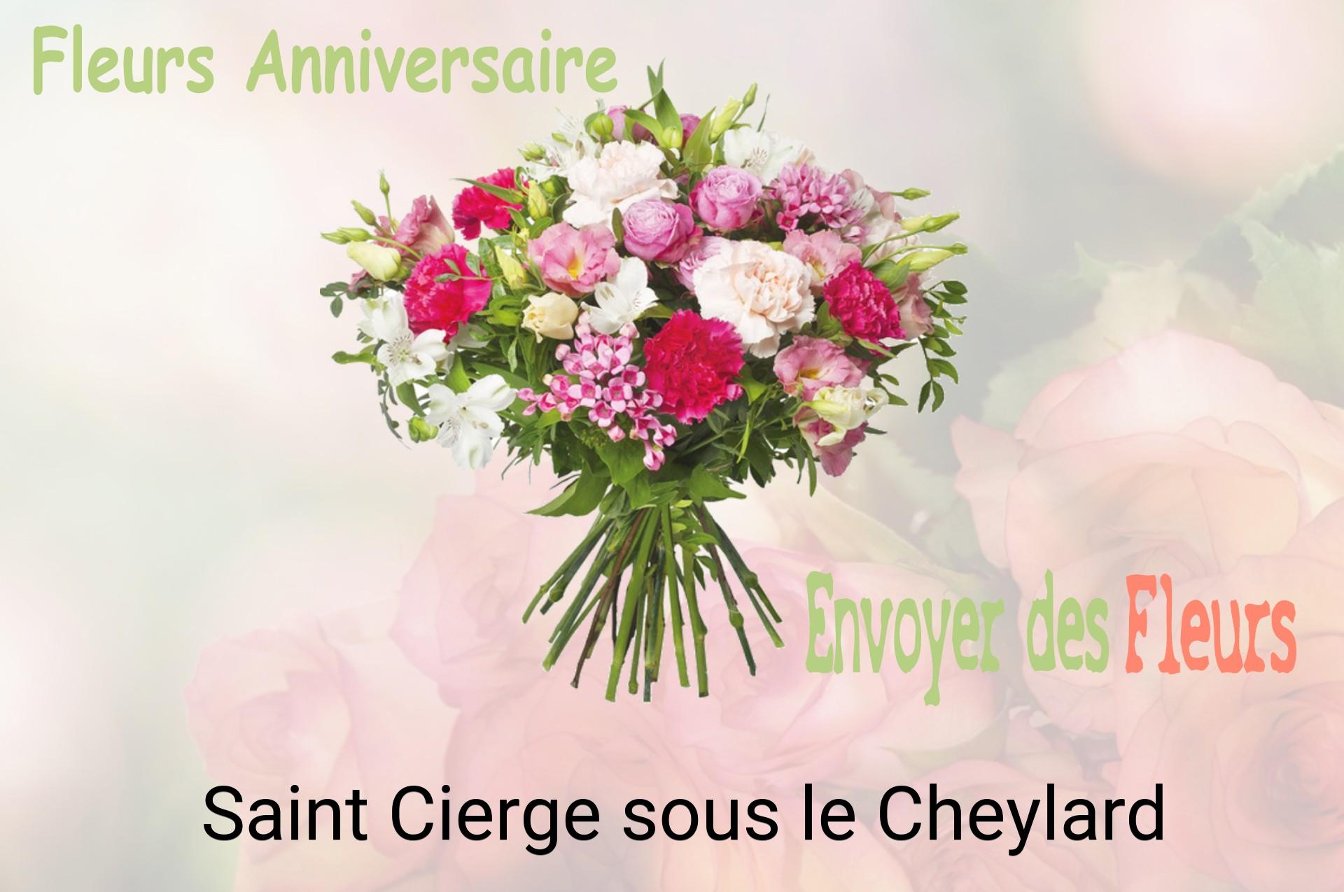 Bouquet de fleurs d’anniversaire livré à Saint-Cierge-sous-le-Cheylard