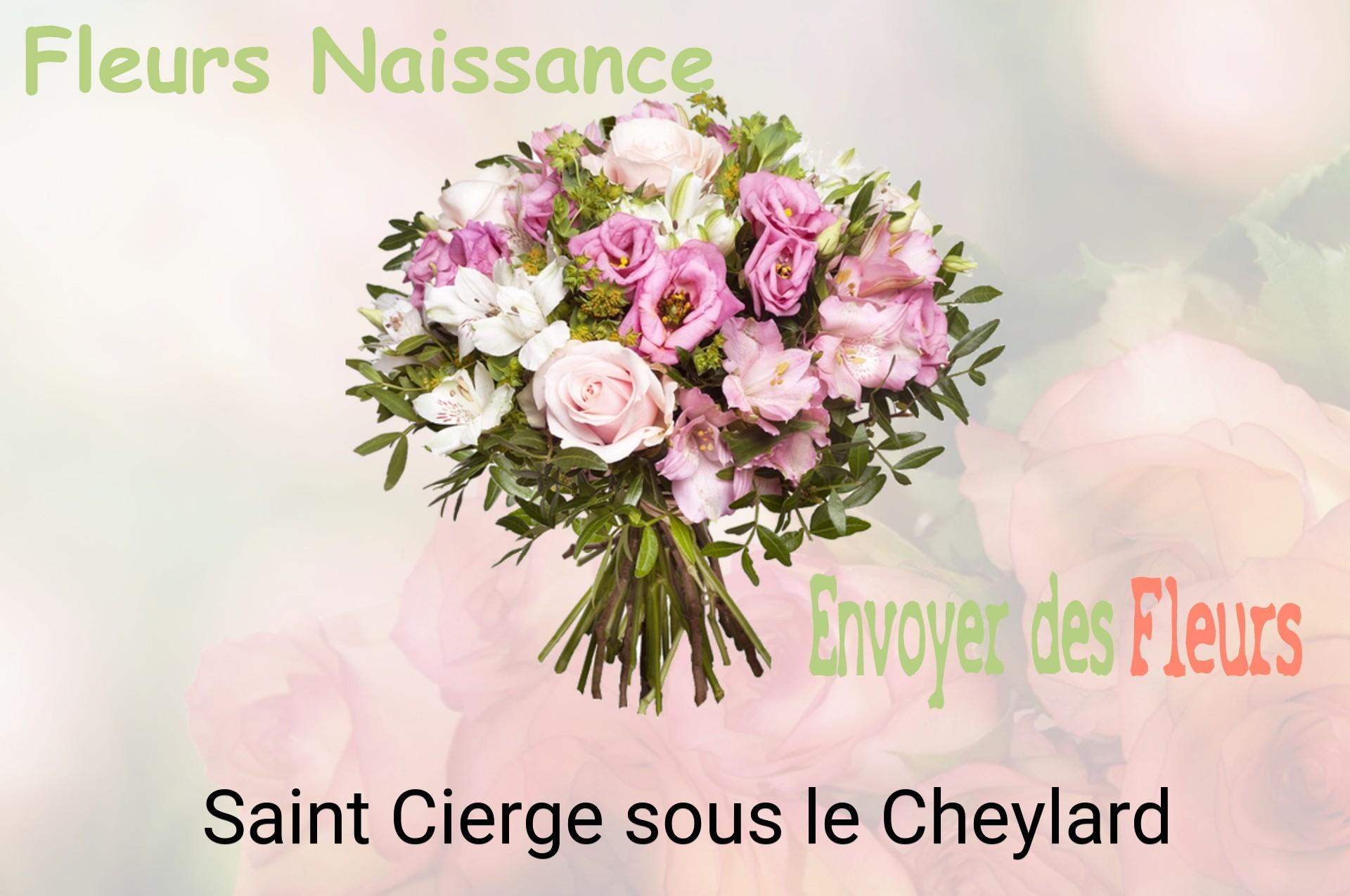 Bouquet de fleurs de naissance livré à Saint-Cierge-sous-le-Cheylard