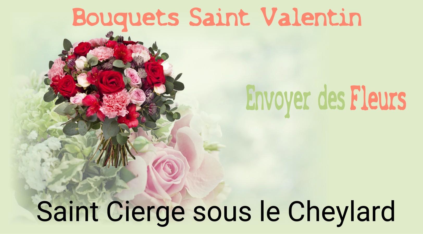 Roses de Saint-Valentin livrées à Saint-Cierge-sous-le-Cheylard